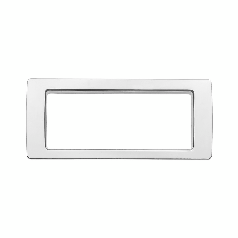 United Pacific Chrome Dash Storage Pocket Trim for 2018-2026 Freightliner Cascadia 42437