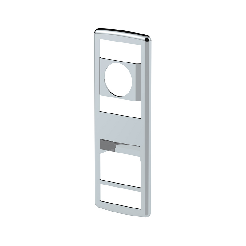 United Pacific Chrome Door Switch Cover With Power Windows/Mirrors/Door Locks For 2018-2026 Freightliner Cascadia Driver 42445