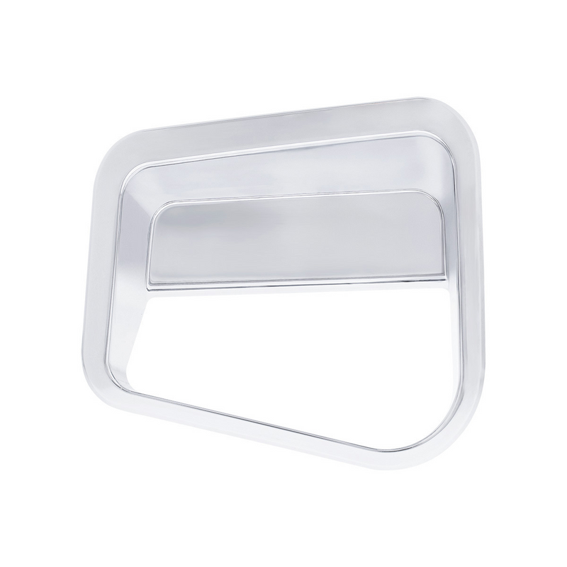 United Pacific Chrome Plastic Fairing Latch Cover For 2018-2024 Volvo VNL-Passenger Front 42529