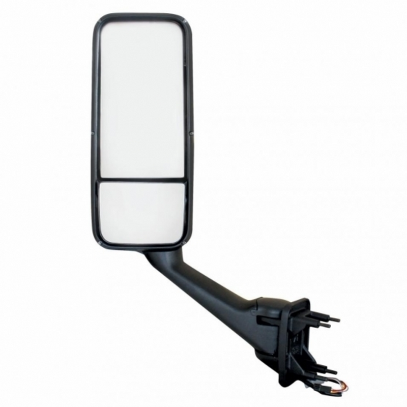 United Pacific Chrome Heated Mirror Assembly For Peterbilt 387/587 & Kenworth T2000/T700 Driver 42773