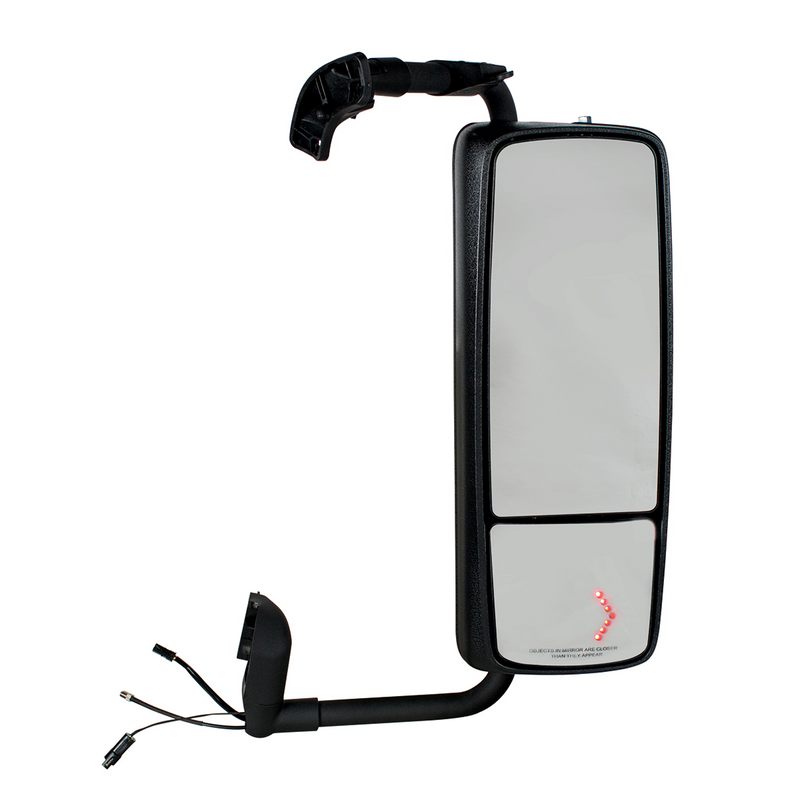 United Pacific Chrome Mirror Assembly With LED Turn Signal For 2012-2017 Volvo VNL Passenger 42826