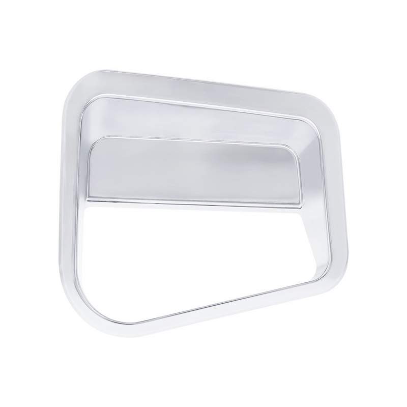United Pacific Chrome Plastic Fairing Latch Cover For 2018-2024 Volvo VNL-Driver Front 42828