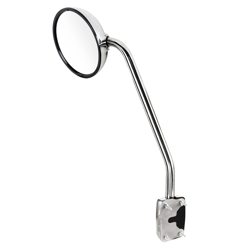 United Pacific Chrome Hood Mirror For 2013-2021 Kenworth T680 Driver 42842