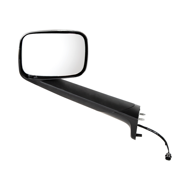 United Pacific Chrome Hood Mirror With Heated Lens For 2018-2026 Freightliner Cascadia Driver 42844