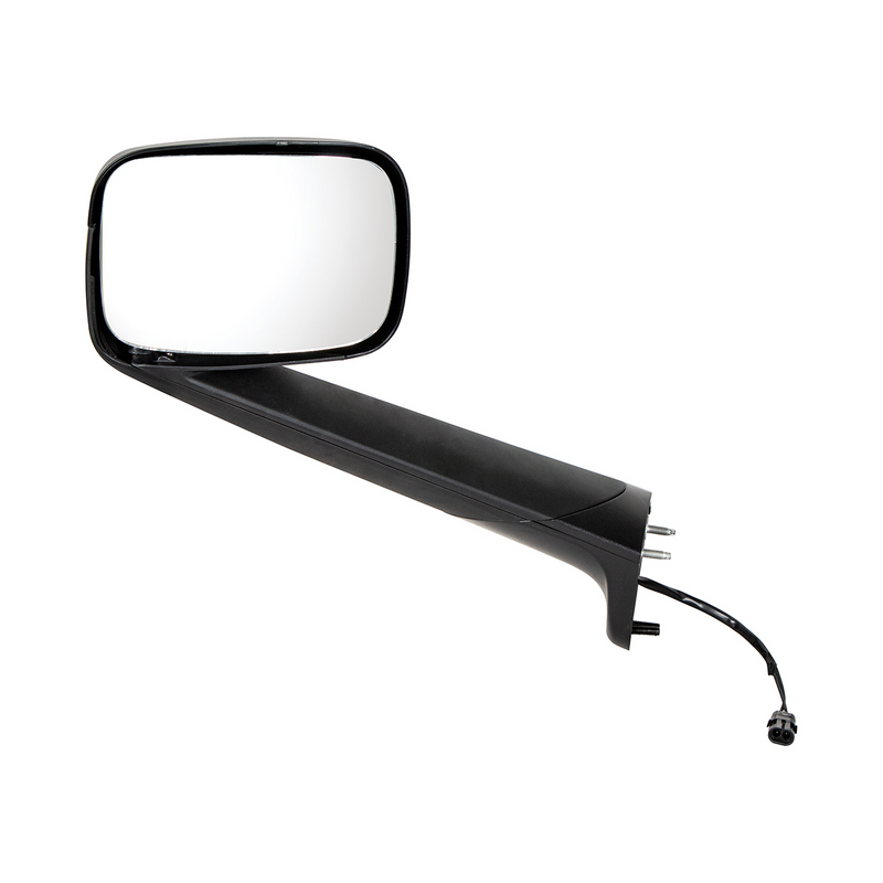United Pacific Black Hood Mirror With Heated Lens For 2018-2026 Freightliner Cascadia Driver 42846