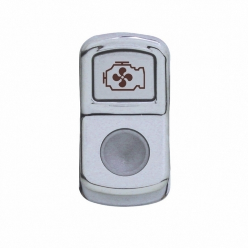 United Pacific "Engine Fan" Rocker Switch Cover Indented (Bulk) 45081B