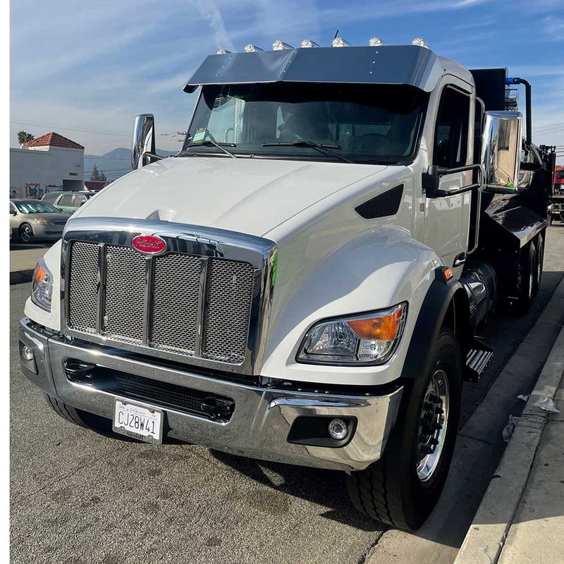 Panelite 579 Daycab 14 inch Stainless Steel Visor 90731002