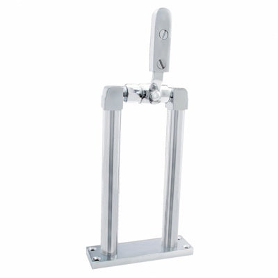 United Pacific 11" Chrome Air Horn Valve Lever with Stand Set