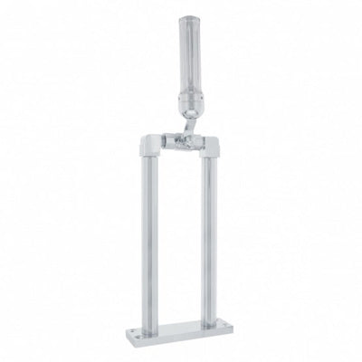 United Pacific 11" Chrome Air Horn Valve Lever with Stand Set