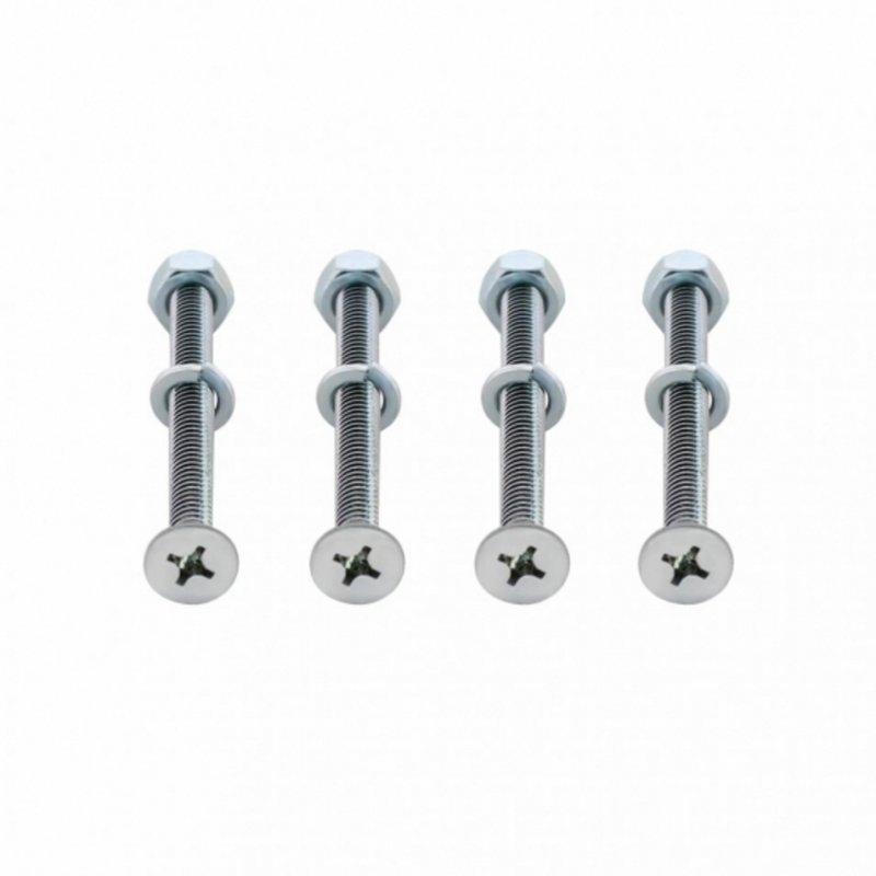 United Pacific Chrome Floor Stand Mounting Hardware Only (4-Pack) 46113