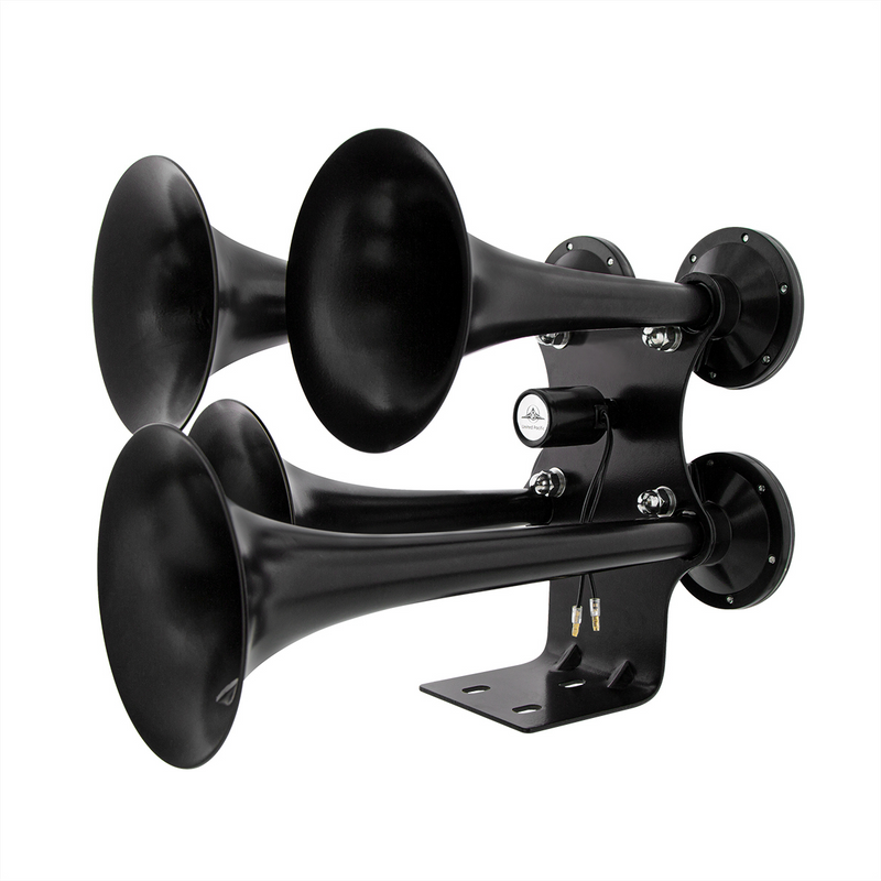 United Pacific Black 4 Trumpets Air Powered Train Horn Competition Series 46158