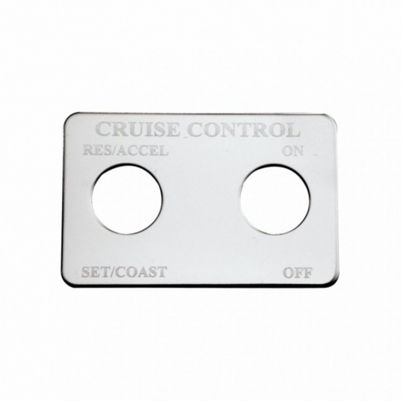 United Pacific Switch Plate For Freightliner Cruise Control (2 Switches) 48060
