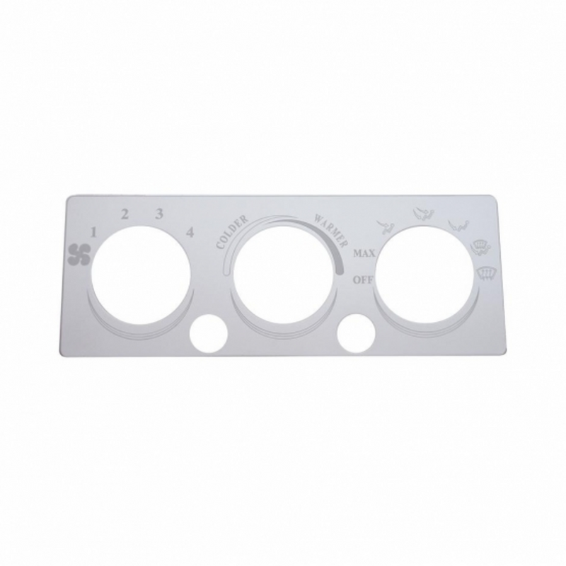 International A/C Heater Plate 2 Button Openings 48155