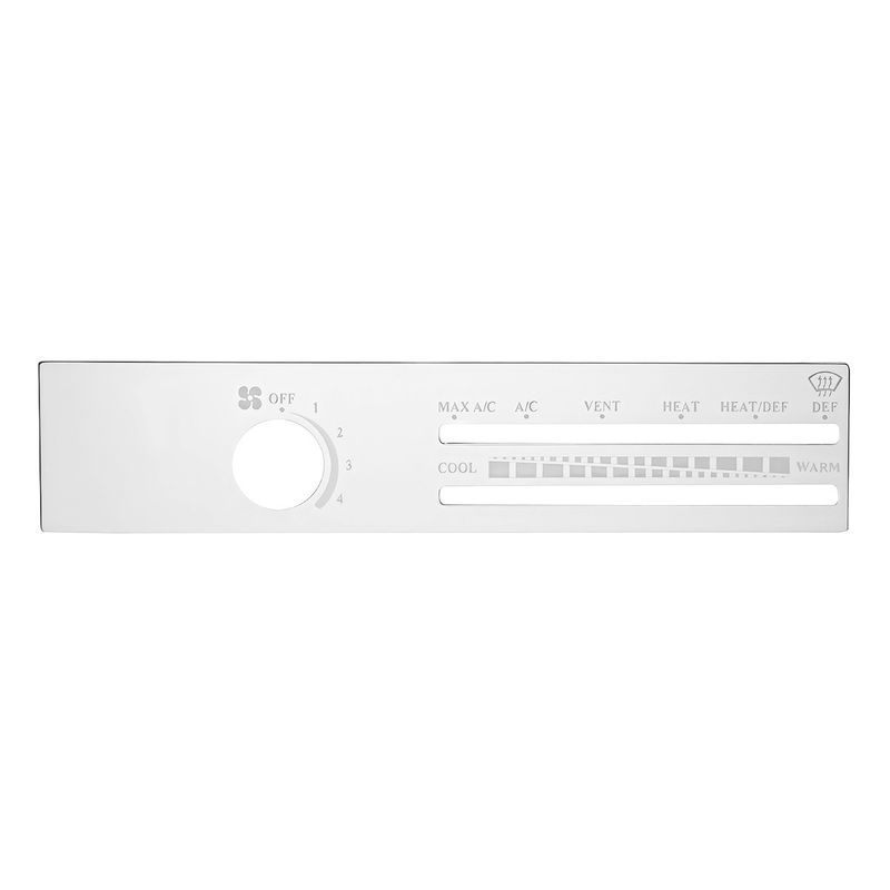 Freightliner Stainless A/C Control Plate 48301