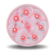 Trux Accessories TRUX 4" Clear Red Stop, Turn & Tail LED (8 Diodes) - TLED-48CR