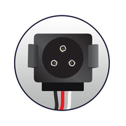 Trux Accessories 4" Economy Red Stop, Turn & Tail LED with Grote Light Harness (8 Diodes)