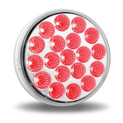 Trux Accessories TRUX 4" Dual Red/White Stop, Turn & Tail LED (19 Diodes) - TLED-4X40