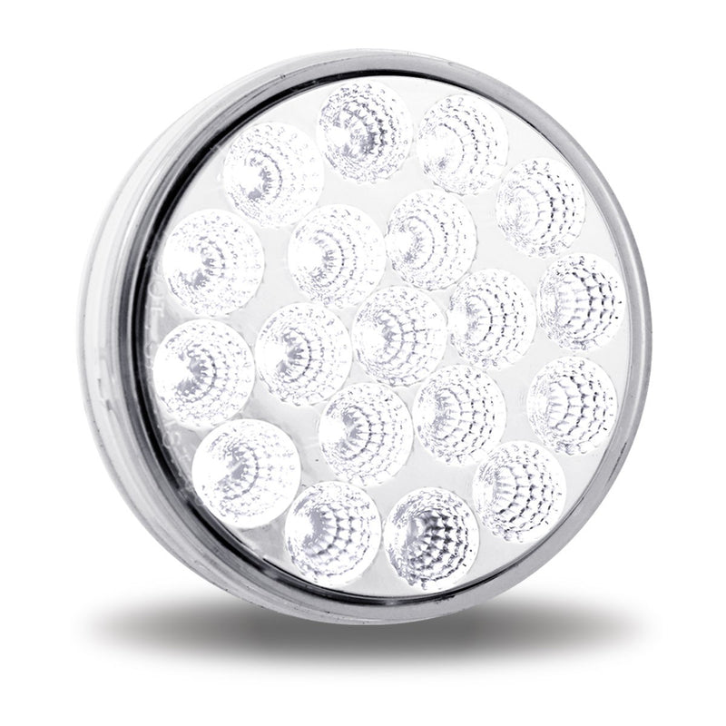 Trux Accessories TRUX 4" Dual Red/White Stop, Turn & Tail LED (19 Diodes) - TLED-4X40