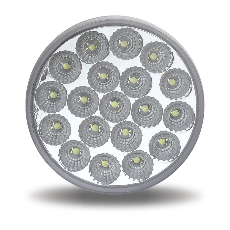Trux Accessories TRUX 4" Dual Red/White Stop, Turn & Tail LED (19 Diodes) - TLED-4X40