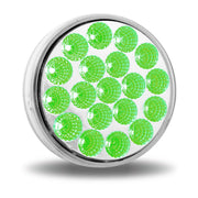 Trux Accessories TRUX 4" Dual Revolution Stop/Turn/Tail to Green LED (19 Diodes) TLED-4XRG