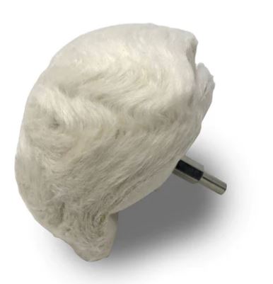Zephyr Goblet Buff Round End Shank Mounted - 4"