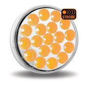 Trux Accessories TRUX 4" Dual Amber Strobe/Red Stop, Turn & Tail LED (19 Diodes) - TLED-4X40AS