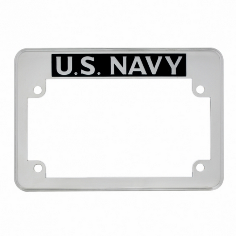 United Pacific "U.S. Navy" Motorcycle License Plate Frame 50085