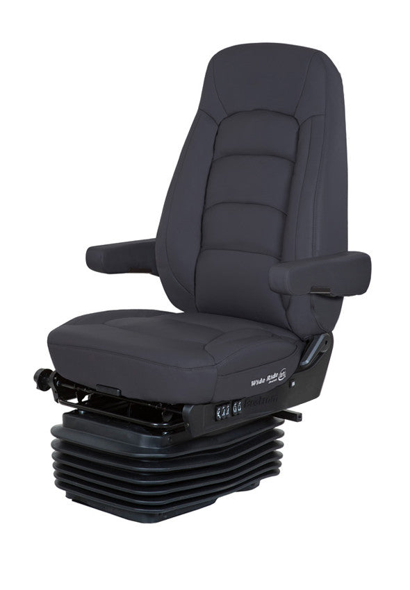Bostrom Wide Ride with Serta Leather Seat -  Black