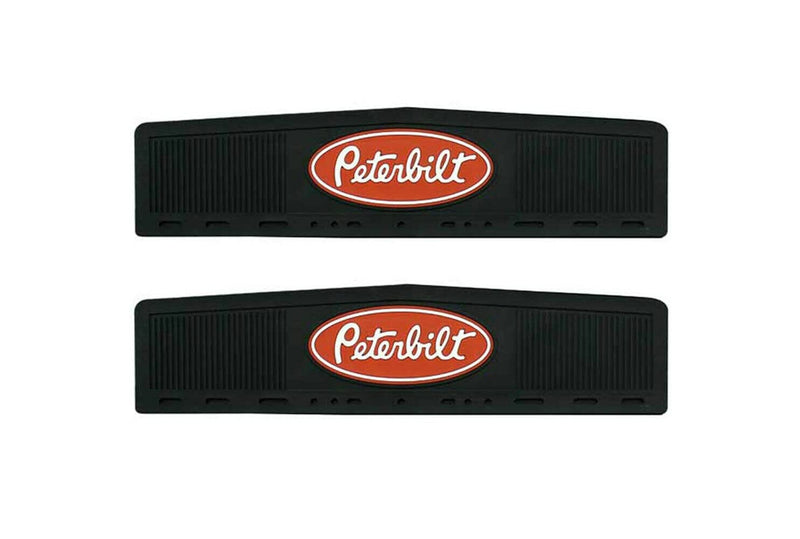 Paccar Peterbilt Logo Quarter Fender Mudflap - 6"x24"