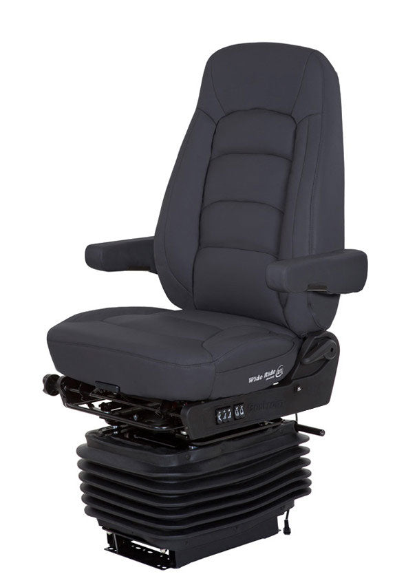 Bostrom Wide Ride with Serta Leather Seat - Black