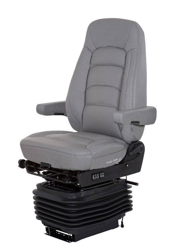 Bostrom Wide Ride with Serta Leather Seat - Grey