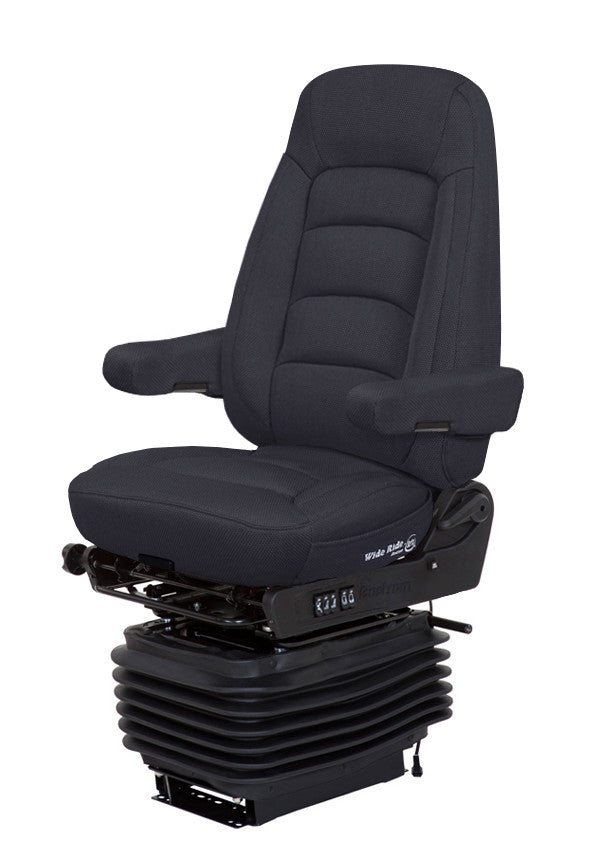 Bostrom Wide Ride with Serta- High-Back, High Profile - Cloth (Black)