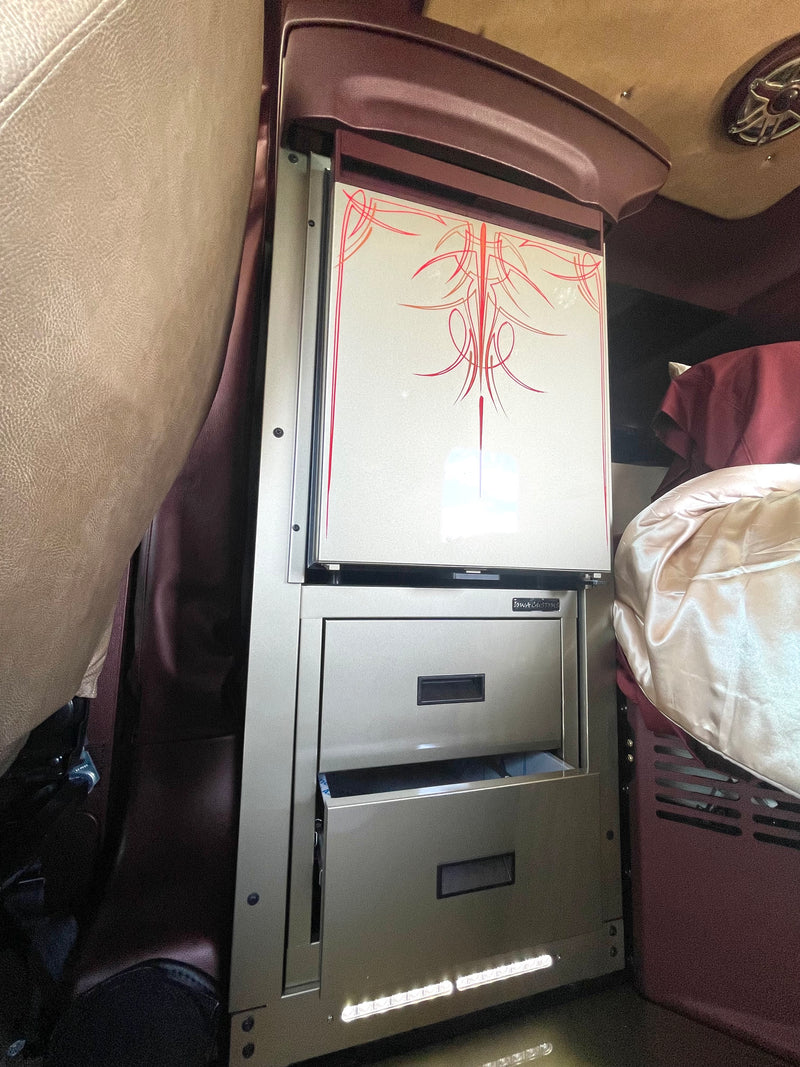 Iowa Customs Refrigerator - Passenger Side Installation - Fits Peterbilt 589 IC184022