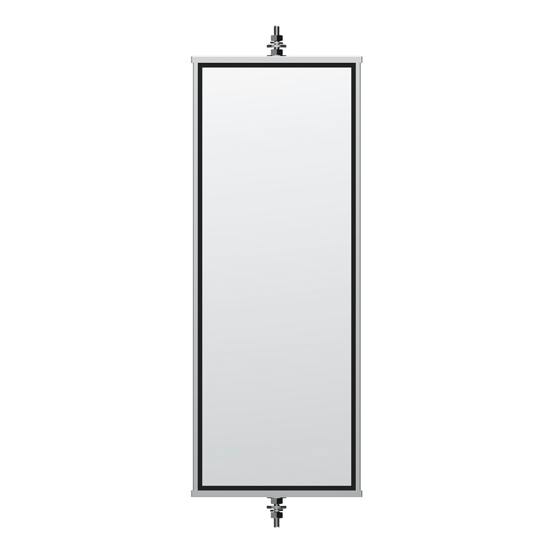 United Pacific 6" X 16" 430 Stainless Steel West Coast Mirror Non Heated 60007