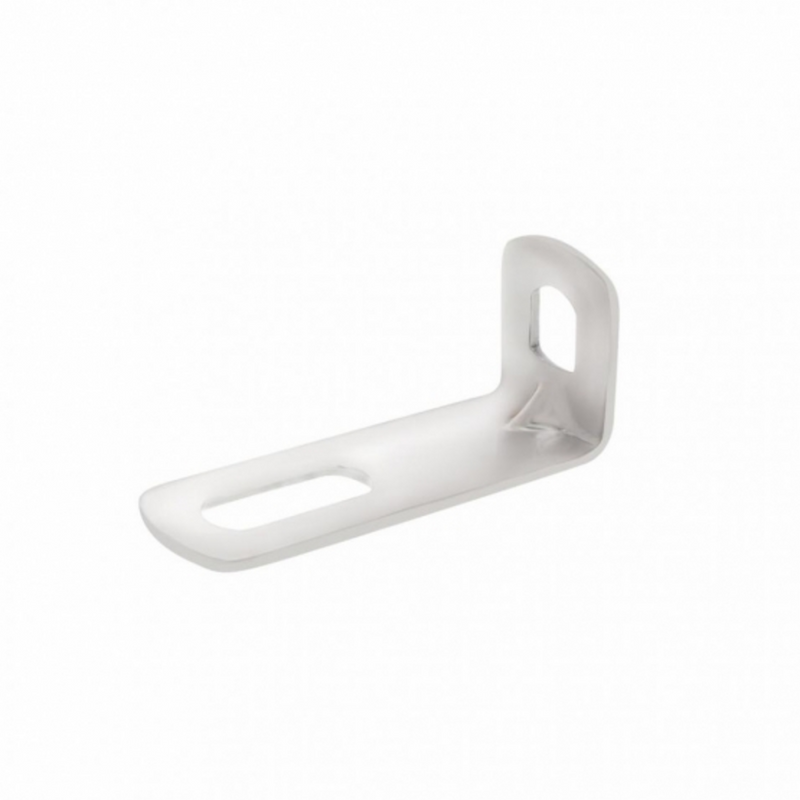United Pacific 12-Gauge 304 Stainless Steel L-Shape Bracket 3-5/16" X 1-1/4" X 1-1/2" (Bulk) 60014