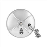 United Pacific 8-1/2" Stainless Steel 320R Convex Mirror - Centered Mounting Stud - Heated