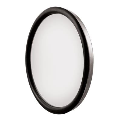 United Pacific 8-1/2" Stainless Steel 320R Convex Mirror - Centered Mounting Stud - Heated