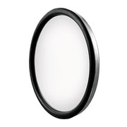 United Pacific 8-1/2" Stainless Steel 320R Convex Mirror - Offset Mounting Stud - Heated