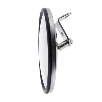 United Pacific 6" Stainless Steel 320R Convex Mirror - Centered Mounting Stud