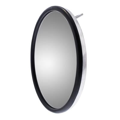 United Pacific 6" Stainless Steel 320R Convex Mirror - Centered Mounting Stud