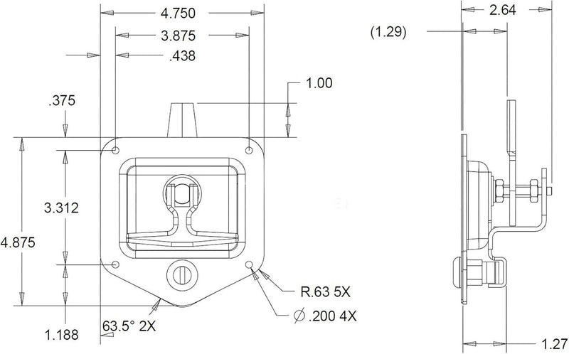 Buyers Products Toolbox Latch