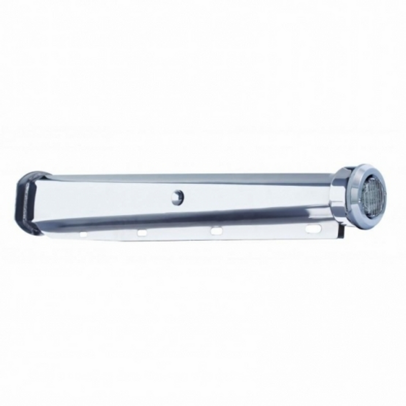 United Pacific 30" Heavy Duty Mud Flap Hangers With 9 LED End Cap & Bezel Amber LED/Clear Lens (Pair) 66002