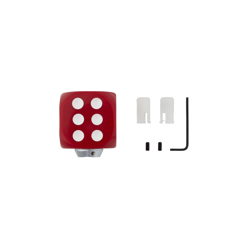 United Pacific Dice Gearshift Knob-Red 70013