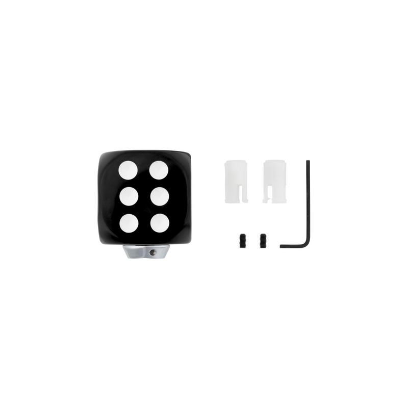 United Pacific Dice Gearshift Knob-Black 70015