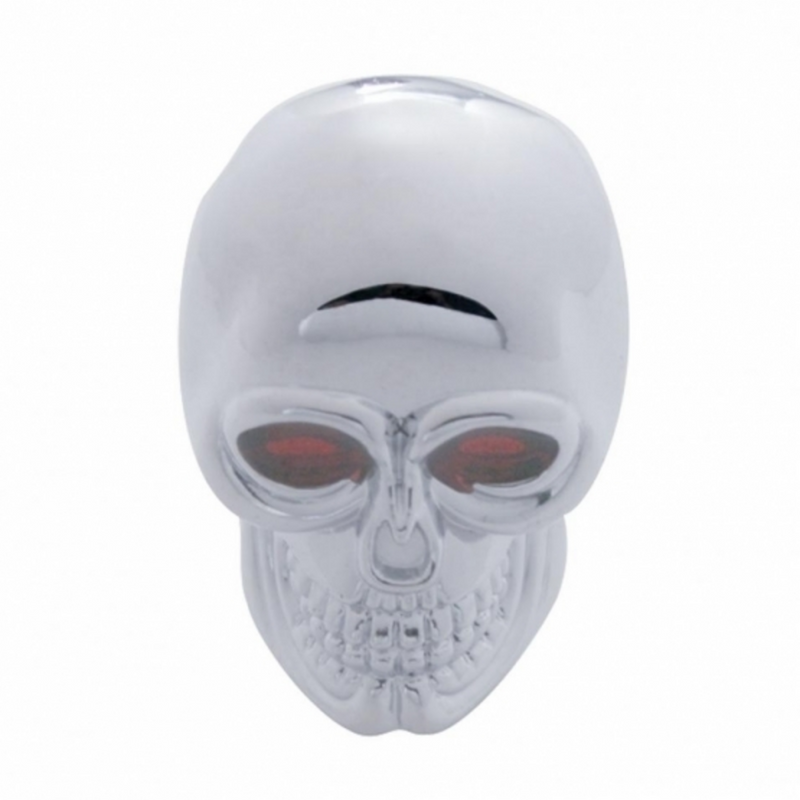 United Pacific Plastic Skull Gearshift Knob Chrome 70026