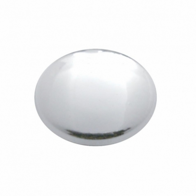 United Pacific Chrome Plastic Push-On Covers For Phillips Round Head Screw (10-Pack) 70090