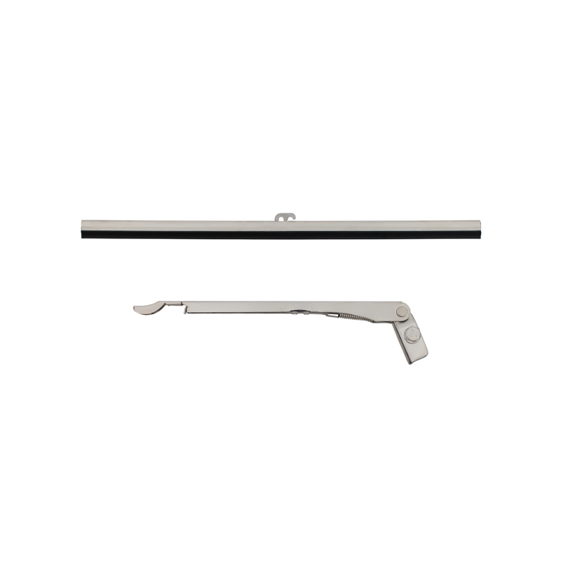 United Pacific Hook & Saddle Type 11" Stainless Steel Wiper Arm With 7.5" Wiper Blade 70126