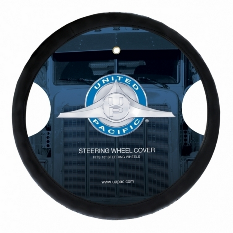 United Pacific 18" Perforated Leather Steering Wheel Cover Blue 70135