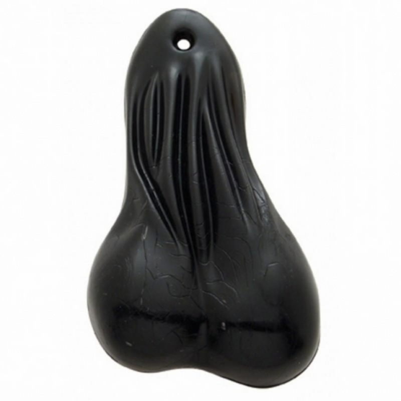 United Pacific 8-1/4" Tall Large Low-Hanging Rubber Balls Black 70145