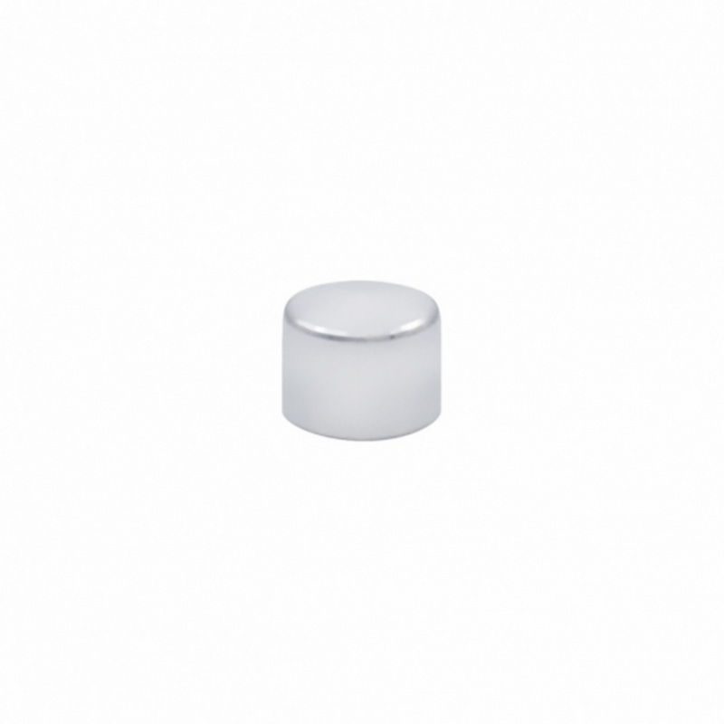 United Pacific Chrome Plastic Socket Head Screw Caps For 1/4" Screw (10-Pack) 70187